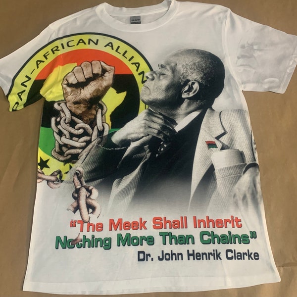 Dr. John Henrik Clarke Pan African Alliance Shirt Nelson Mandela Marcus Garvey Malcolm X Angela Davis Juneteenth Black History Month