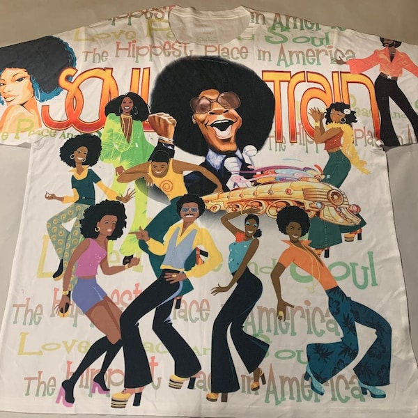 Soul Train Don Cornelius African American Music Dance Old School T-shirt Classic Black History Month