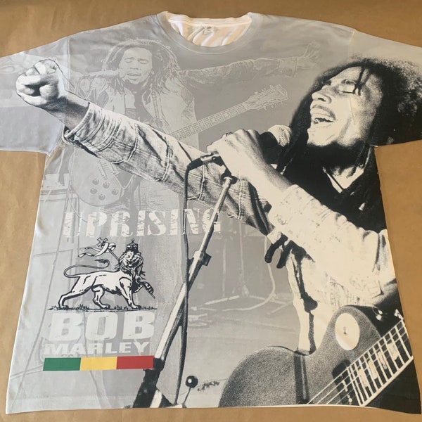 Bob Marley Uprising Shirt Dreadlocks Jamaica Reggae Rasta Peter Tosh Dennis Brown Garnett Silk Jacob Miller Shirt Black History Month