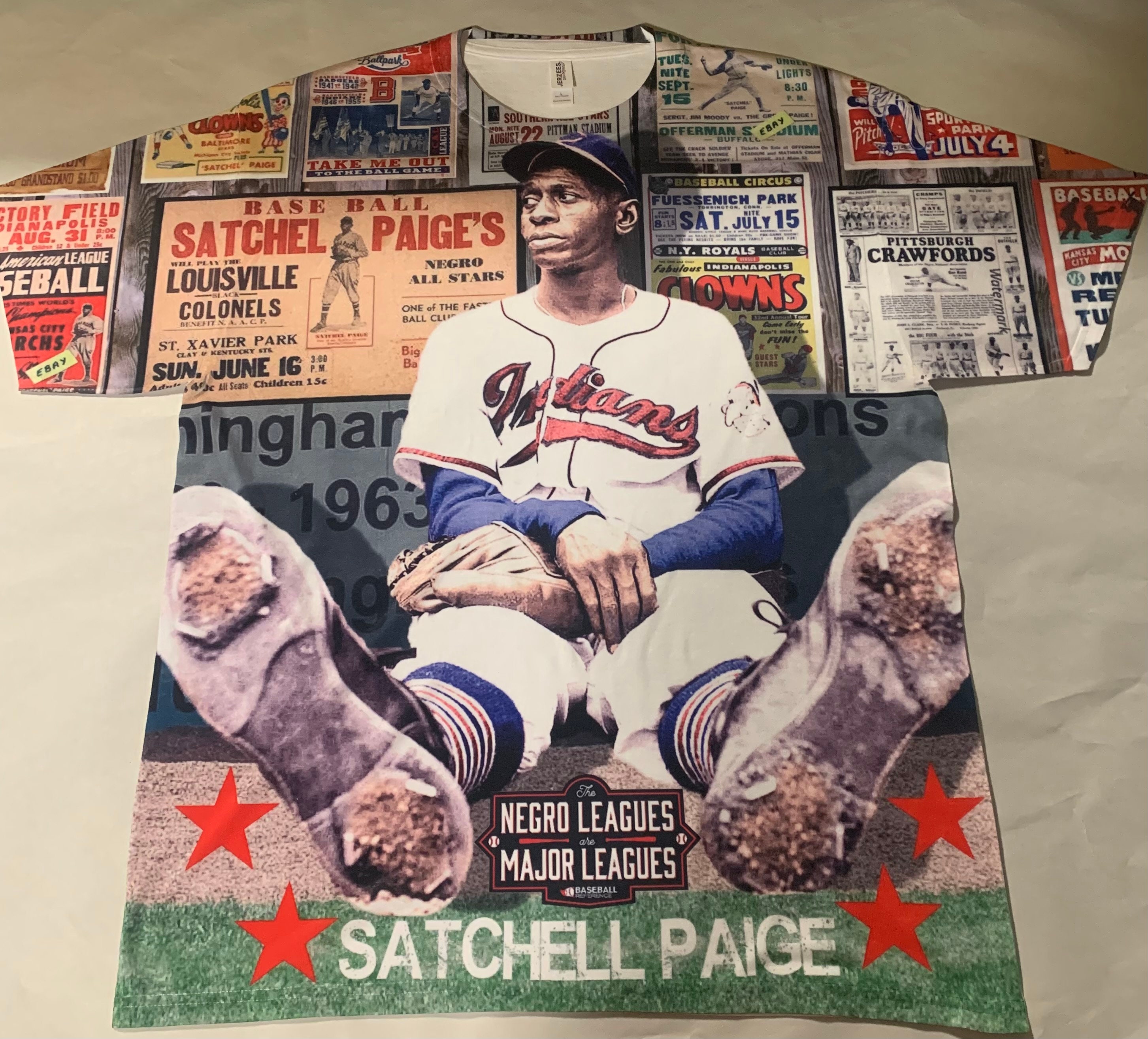 1953 Satchel Paige #29 Browns Baseball Jerseys St. Louis Beige All Stitched