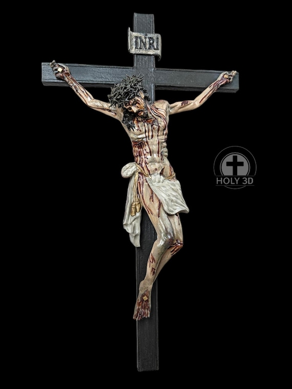 キリストの受難、マルタの伝統的な彫像、イエス、神、十字架、宗教彫刻