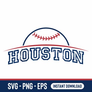 Houston baseball team SVG Cricut cut file. City PNG Clipart. Silhouette sublimation print