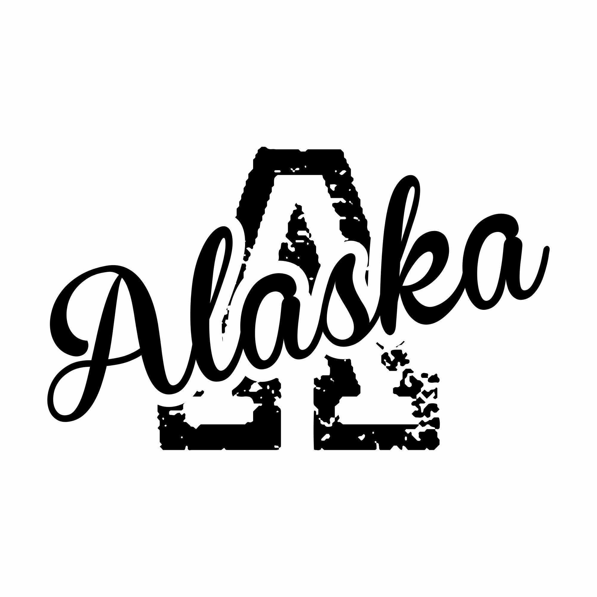 Alaska Initial Letter A Design Svg, Printable, Instant Download - Etsy