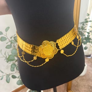Gold coin belt , Henna coin belt , thoub belt