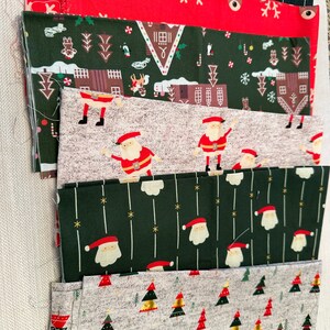 Christmas fabric , Christmas cotton fabric , cotton fabric , vintage fabric