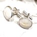 Pearl 30th Wedding Anniversary Cufflinks Handmade