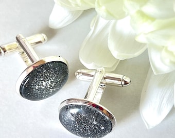 Iron 6th Wedding Anniversary Cufflinks Handmade