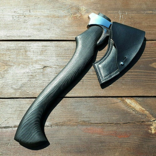 Best ANNIVERSARY Gift Custom Hand Forged Viking shops Axe, Ash Wood Shaft, Birthday & Wedding Gift, Bearded Viking Axe, Gift For Him, Axe And Axes