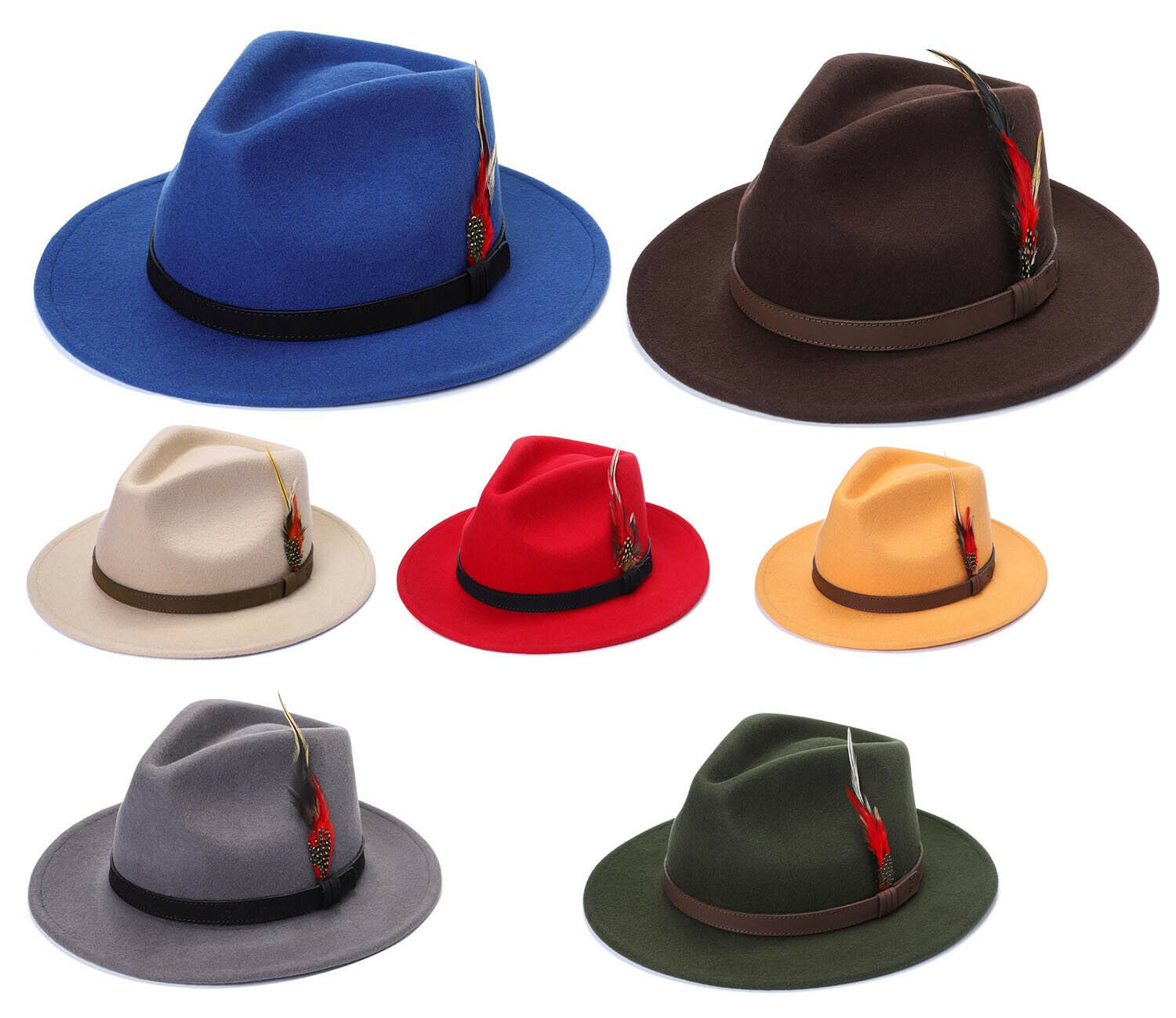 wool felt hat in summer