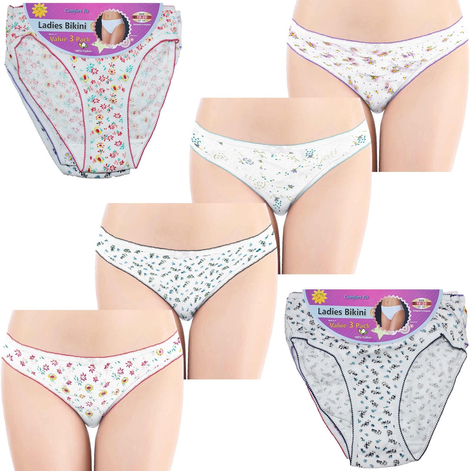 InterestPrint Watercolor Daisy Womens Classic Thongs Low Rise Soft Underwear Panties 