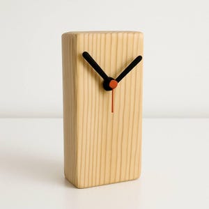 Wooden Desktop Minimalist ClockDesktop Modern Clock Wooden Desk Clock, Desk clock gift, Desk decor, Desk clock wood, Ash wood clock