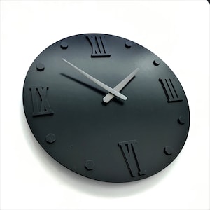 Modern Wall Clock, Gear Clock, Wooden Clock, Large Clock, Wooden Wall Clock, Industrial Wall Clock, Oak Wood Wall Clock, Minimal Wall Clock