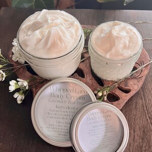 Lavender Tea Tree Whipped Lard Body Cream