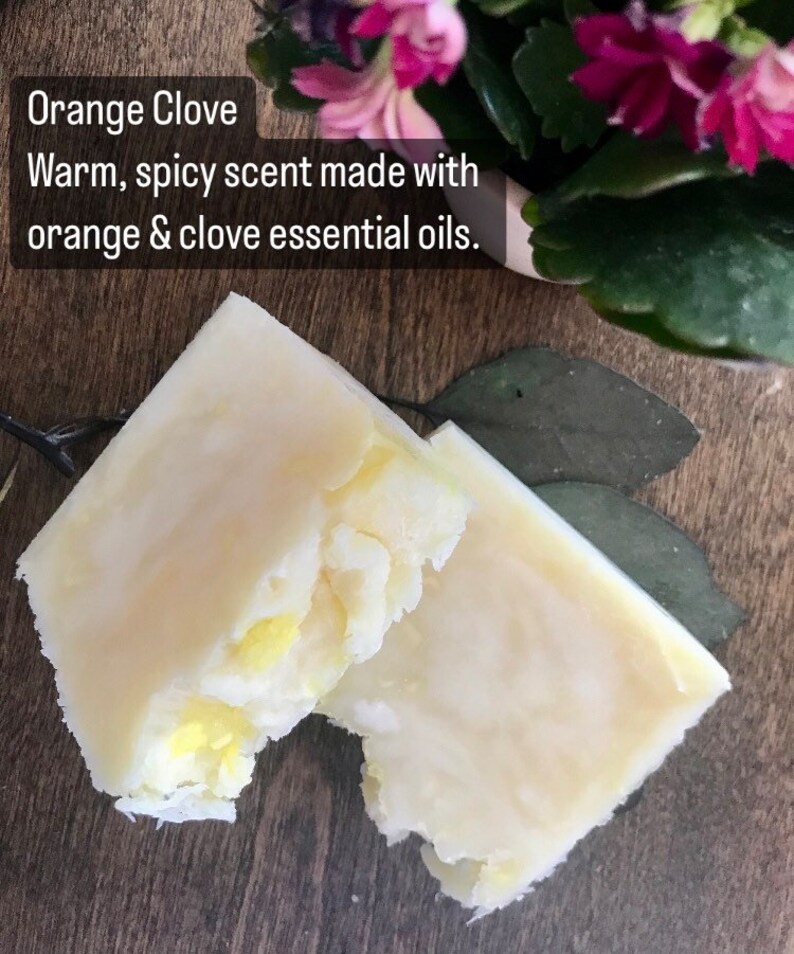 Orange Clove Lard Soap Bar Etsy