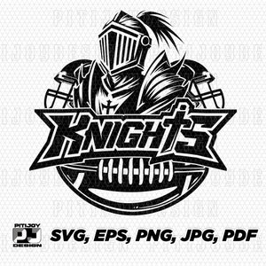 Knights football svg Knight football svg Knights football png Knights svg Knight svg Knights mascot svg Cricut svg Knights logo Cricut files