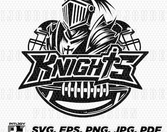Knights football svg Knight football svg Knights football png Knights svg Knight svg Knights mascot svg Cricut svg Knights logo Cricut files