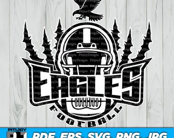 Eagles SVG, Eagle SVG, School Spirit Shirt, Digital Cut File, Team Jerseys SVG for Cricut and Silhouette, Dtg, Dtf,Htv