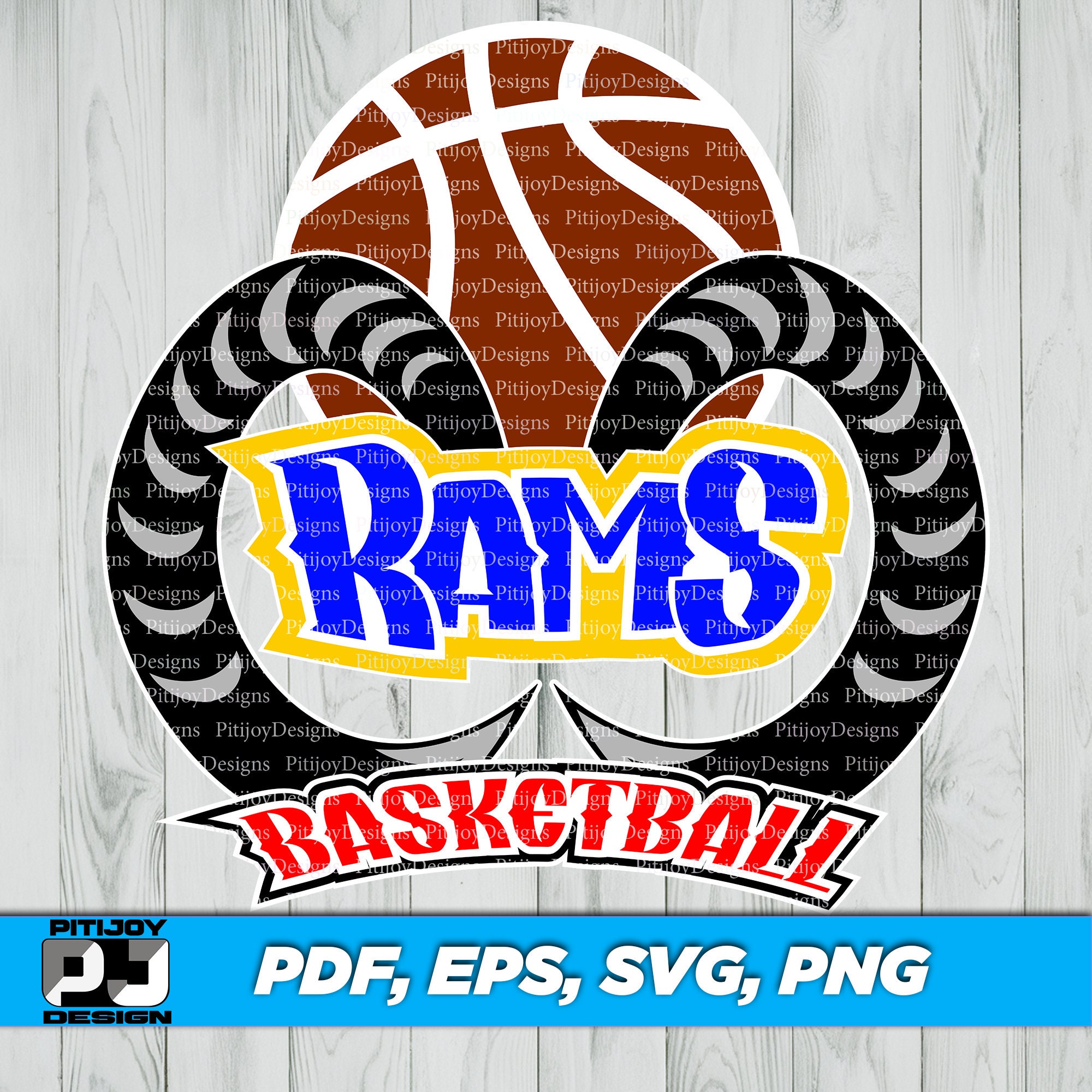 Rams Basketball SVG PNG, Rams Mascot ,rams Svg, Basketball Shirt Svg ...