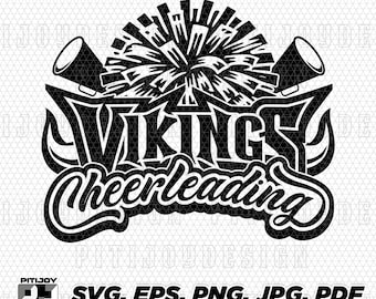 Vikings Cheer svg, Viking Svg, Vikings svg Cut Files Cricut, Vikings school svg, Vikings mascot svg, Vikings Pride, Vikings Cheerleading