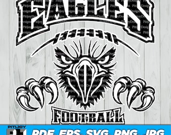 Eagles fotboll svg Eagle fotboll svg Eagles fotboll png Eagles fotbollsdesign Eagles svg Eagle svg Eagles maskot svg, Cricut svg-filer