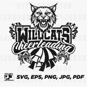 Wildcats svg, Wildcat svg, Wildcats cheerleading svg, Wildcat cheerleading svg, Wildcats cheer svg, Wildcat cheer svg, Wildcats png, cricut