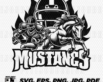 Mustangs football svg, Mustang football svg, Mustangs football png, Mustang football png, Mustangs svg, Mustang svg, Cricut designs, mascot