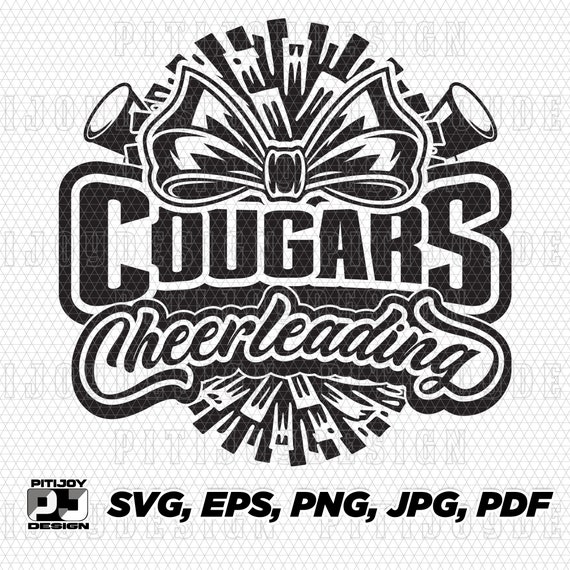 Cougars cheerleading svg Cougar cheerleading svg Cougars cheerleading png Cougars cheer svg Cougar cheer svg Cougars svg Cougar svg Cheering