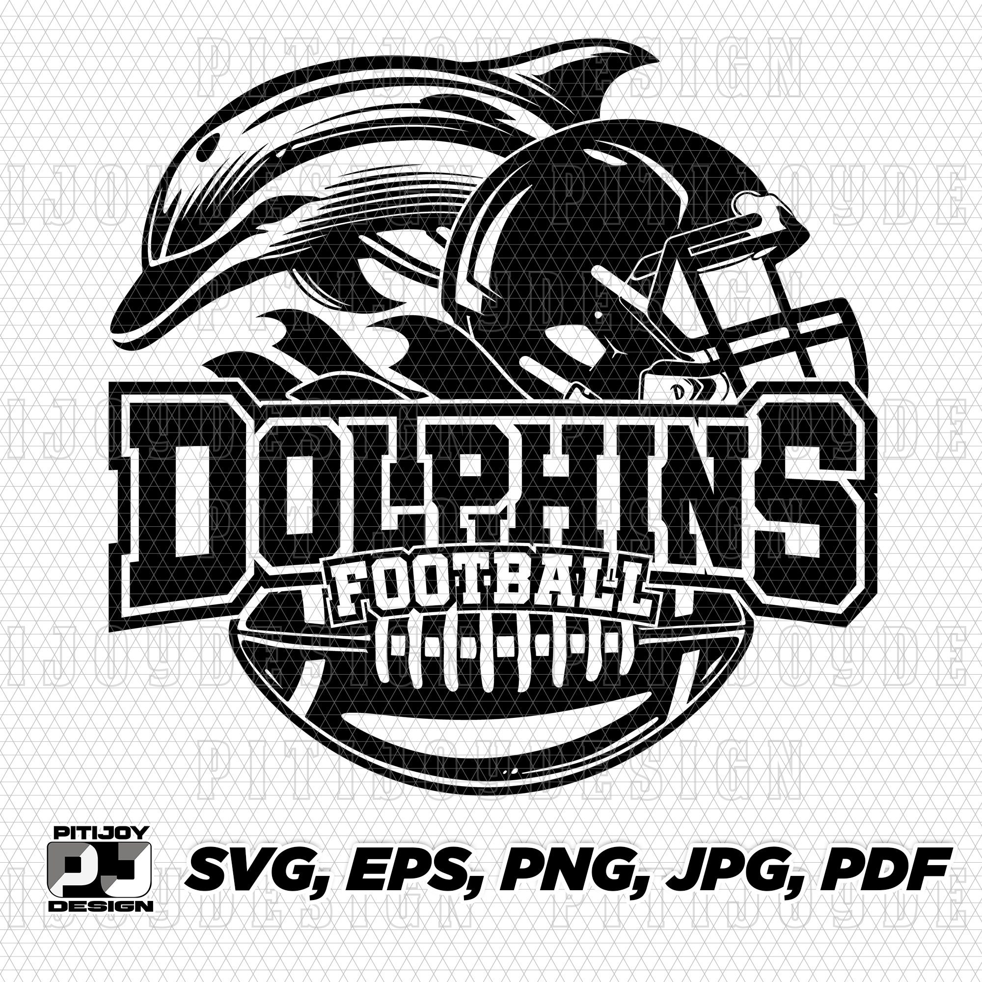 Logotipo del delfín svg - Etsy México, image size:2000x2000