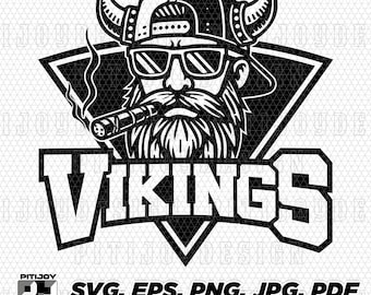 Vikings team svg, Vikings svg, Viking svg, School Spirit svg, mascot svg, SVG for Cricut or Silhouette, Cut File, Digital file Download