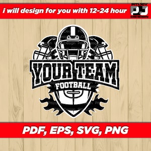 Custom Team Mascot Svg Cricut Cut File, Sports Svg, Custom School Spirit Svg, Digital Download Personalized Mascot Svg, Your Team Spirit Svg