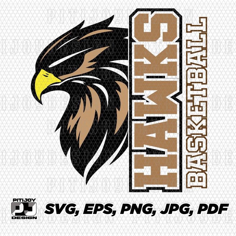 Hawks Basketball Svg Hawk Basketball Svg Hawks Basketball Png Hawks Svg ...