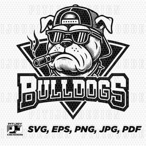 Bulldogs svg Bulldog svg, Bulldogs SVG Cut file for Cricut, Team Mascot, Bulldog Mascot svg, Bulldog animal head png, Bulldog school spirit