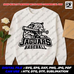 Jaguars baseball svg, Jaguar baseball svg, Jaguars svg, Jaguar svg, Jaguars mascot svg, Jaguars png, Cricut designs, Jaguars mom svg, Jaguar