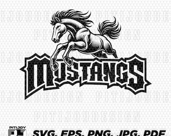 Mustangs svg, Mustang svg, Mustangs png, Mustang png, Cricut designs, Mustangs spirit shirts, Mustangs school logo, Mustang pride, mascot