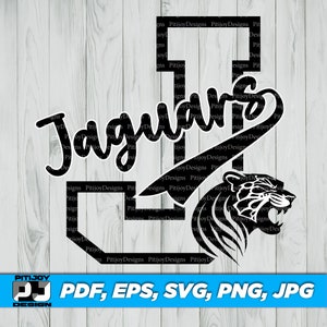 Jaguars Mascot SVG, School Spirit SVG, Jaguars Clipart, Sports Team Logo, Jaguars T-Shirt Design, Mascot Logo, Instant Download Svg and Etc