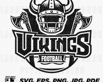 Vikings Football SVG PNG, Vikings Mascot svg, Vikings svg, Vikings Vibes, Vikings Pride, Vikings Cheer svg, School Spirit, Vikings Shirt svg