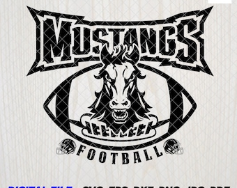 Mustangs SVG, Mustang SVG, Mustangs football, School Spirit Shirt, Digital Cut File, Team Jerseys SVG for Cricut and Silhouette, Dtg, Dtf