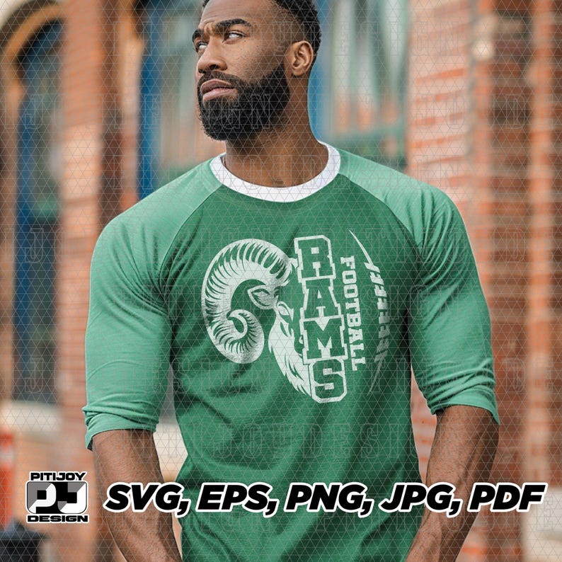 Rams Football Svg, Ram Football Svg, Rams Football Png, Rams Svg, Ram ...