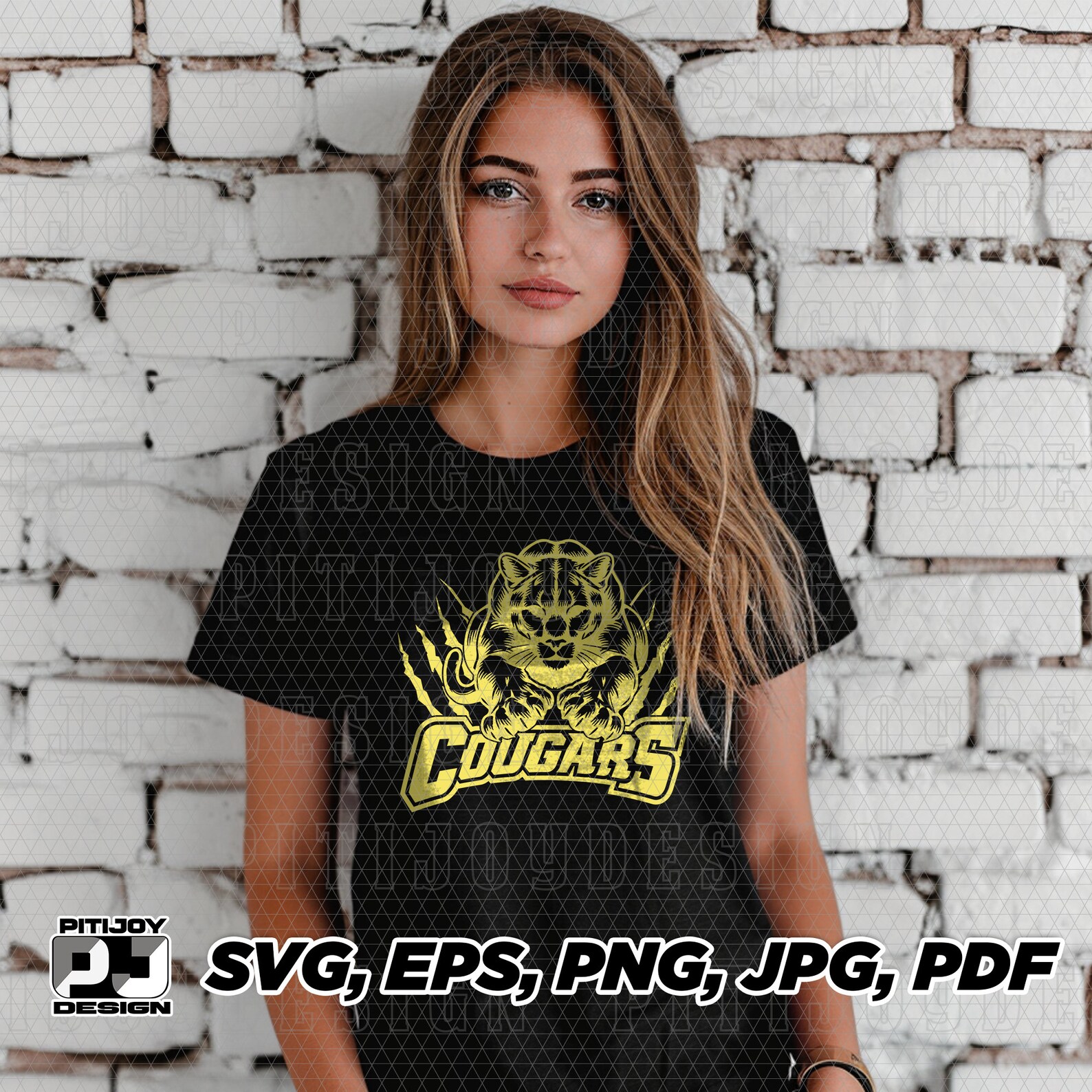 Cougars Svg, Cougar Svg, Cougar Mascot SVG, Cougar Logo Svg Cougar Png