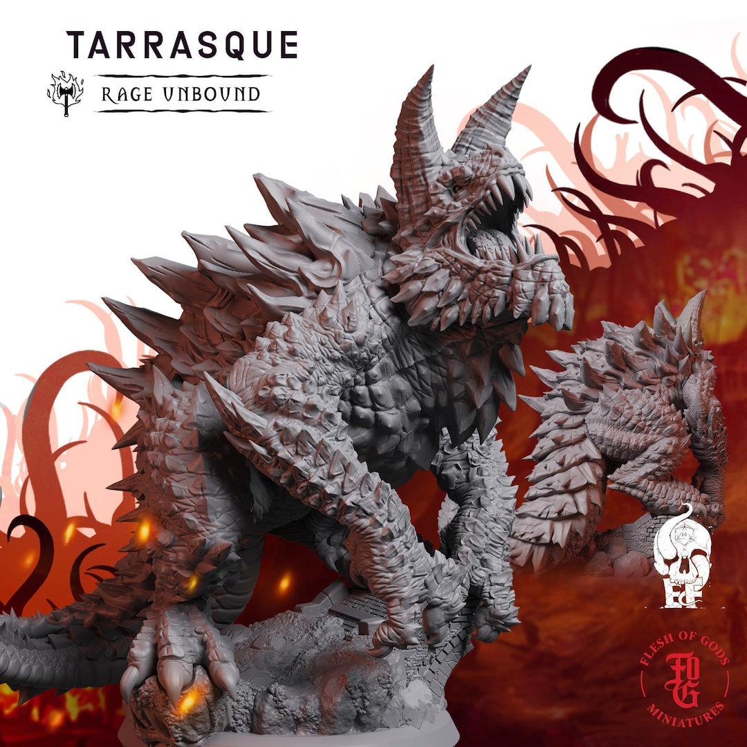 Tarrasque | Beast Miniature | High-detail Resin Mini | Dnd