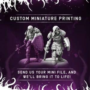 PRINT MY MINI | Custom Minis | Dungeons and Dragons | Tabletop RPGs