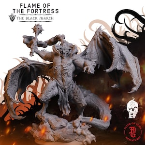 Flame of the Fortress | Fantasy Tabletop Miniature - 28MM - 36MM | Dungeons and Dragons DND