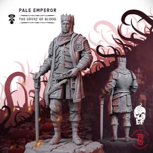 The Pale Emperor | Fantasy Tabletop Miniature - 28MM - 100MM | Dungeons and Dragons DND
