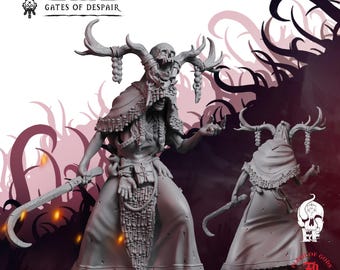 Nachtzweer | Humanoïde miniatuur | Mini hars met hoge details | DnD-tablet-RPG