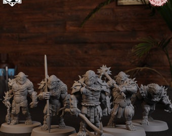 Bugbears | 3D Printed Fantasy Tabletop Miniatures - 28MM - 100MM| Dungeons and Dragons DND