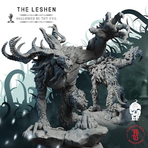 Leshen | Fantasy Tabletop Miniature - 28MM - 54MM | Dungeons and Dragons DND