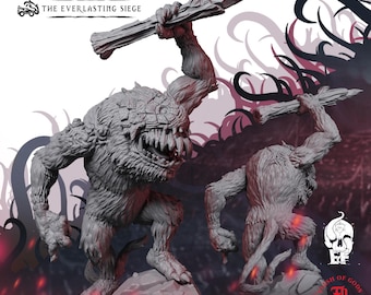 Troll of Reckoning | Monster Miniature | High-Detail Resin Mini | DnD Tabletop RPG