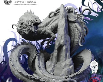 Leviathan | Monster Miniature | High-Detail Resin Mini | DnD Tabletop RPG