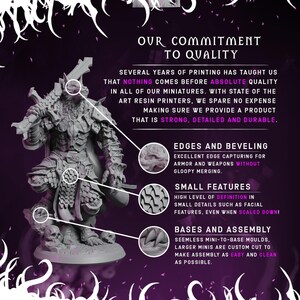 Groene heer | Humanoïde miniatuur | Mini hars met hoge details | DnD-tablet-RPG afbeelding 3