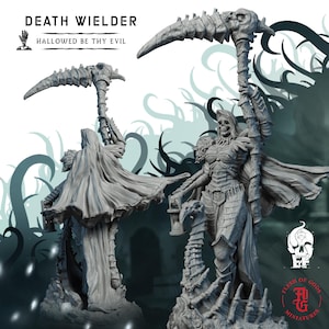 Death Wielder | Fantasy Tabletop Miniature - 28MM - 100MM | Dungeons and Dragons DND